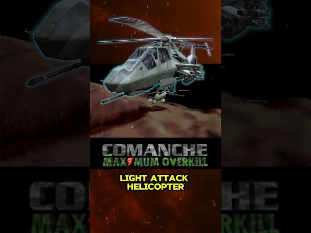 Comanche, ©1992 Novalogic #dosgames #oldgames #retrogaming #dosgaming #retro #retrogamer