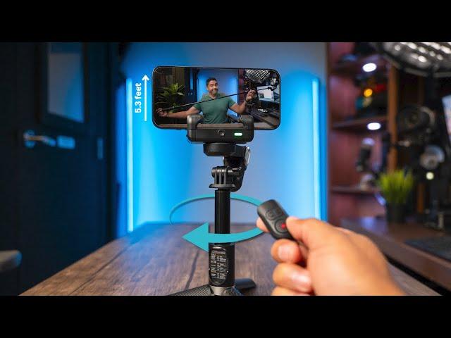 Worlds Best!! 5.3ft Selfie Stick Stabilization Face Tracking Tripod | Aochuan M1 and M2 Pro