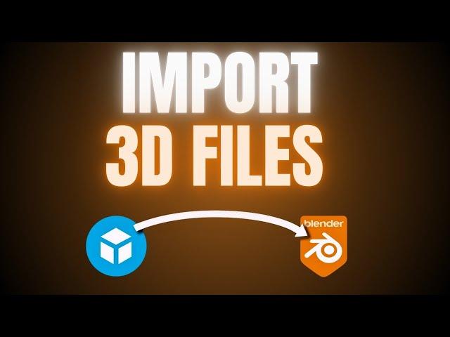 How to Import Models into Blender 4.0