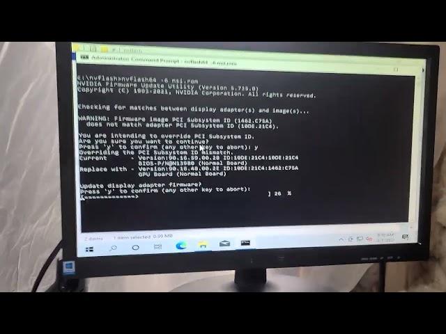 Nvida BIOS disaster recovery with NVFLASH after failed BIOS flash MSI Gaming X 1660 Super