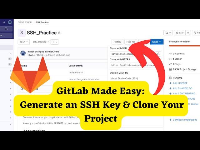 GitLab Made Easy: Generate an SSH Key & Clone Your Project