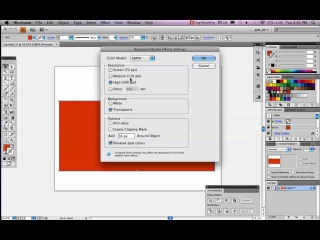 Illustrator: How to fix artwork size & resolution exceeds the max that can be rasterized