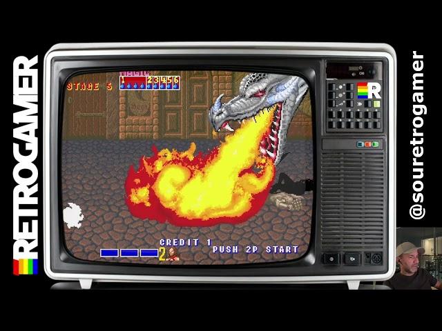 Jogando Golden Axe Arcade com uma única ficha!