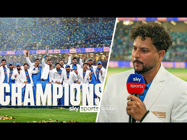 Kuldeep Yadav REACTS to India winning the ICC Champions Trophy 