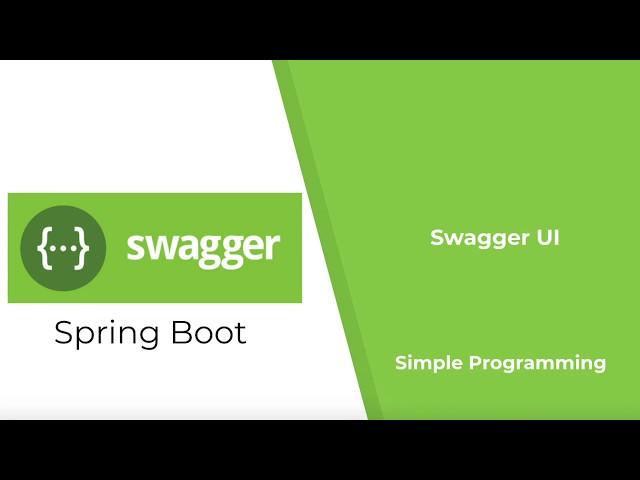 Spring Boot - with Swagger UI | Simple Programming