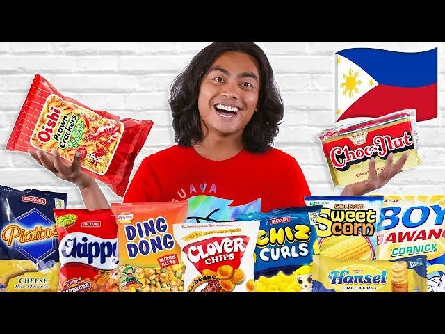 I Tried Every Filipino Snack (ft. The Bee From Jollibee)