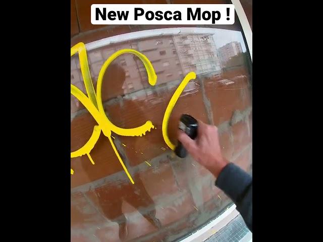 Graffiti tagging and bombing with new posca mop graffiti art drakos