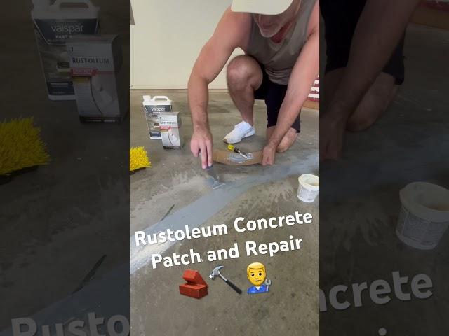 Rust-oleum Concrete Patch and Repair Quick Demo