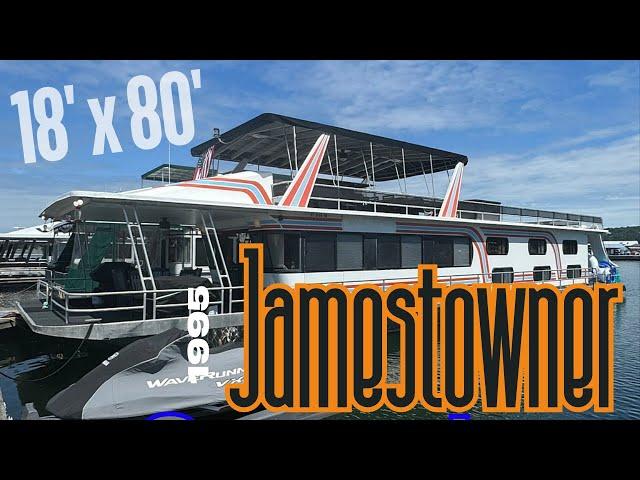 1995 Jamestowner 18' x 80' Houseboat for Sale by HouseboatsBuyTerry.com