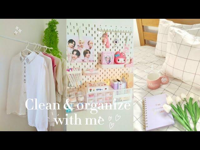 clean & organize my Room with me | aesthetic and satisfying 