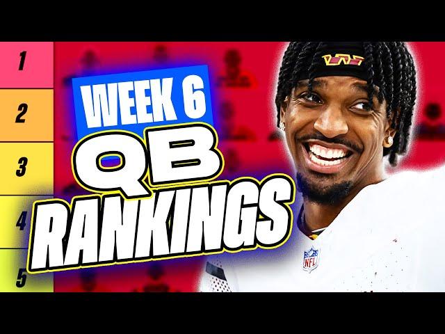  NEW Top 20 QB RANKINGS for Week 6 Fantasy Football  | Fantasy Football Rankings