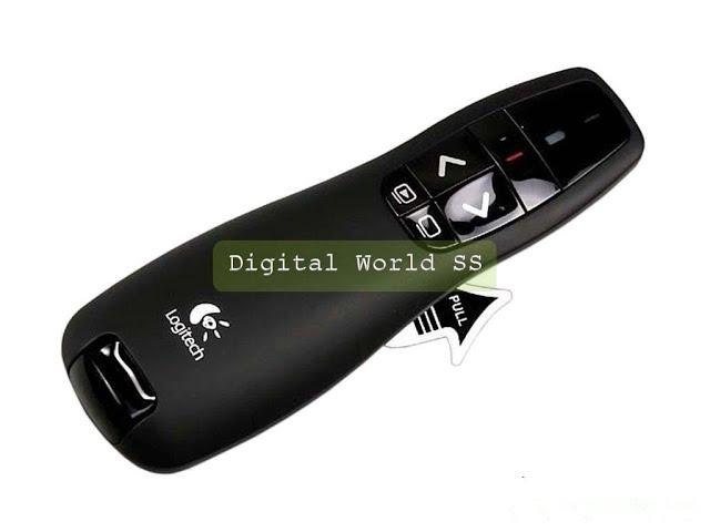 Logitech Wireless Presenter R400, Wireless Presentation Remote Clicker with Laser Pointer