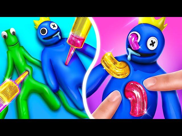 Как сделать игрушечных Rainbow Friends и Squishy гаджеты | DIY от Оки Токи