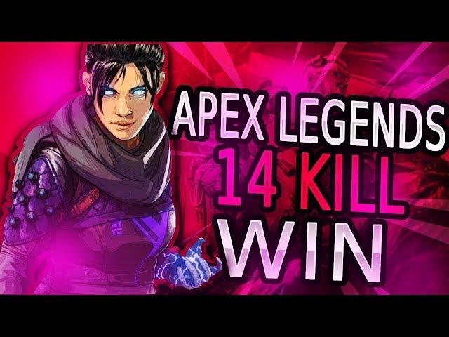 Apex Legends 14 Kill Wraith Win AimBot!!