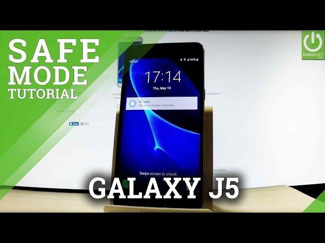 Safe Mode SAMSUNG Galaxy J5 (2016) - Enter / Quit Safe Mode