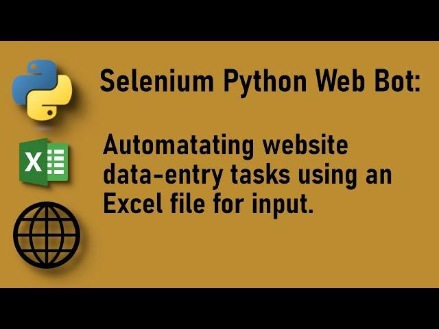 Using Python to automate data entry for a website (web bot)