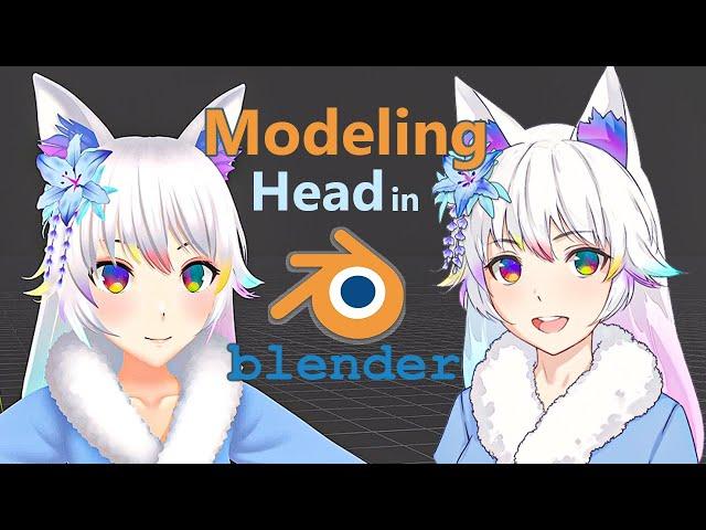 Modeling & Texturing Anime Face/Head in Blender