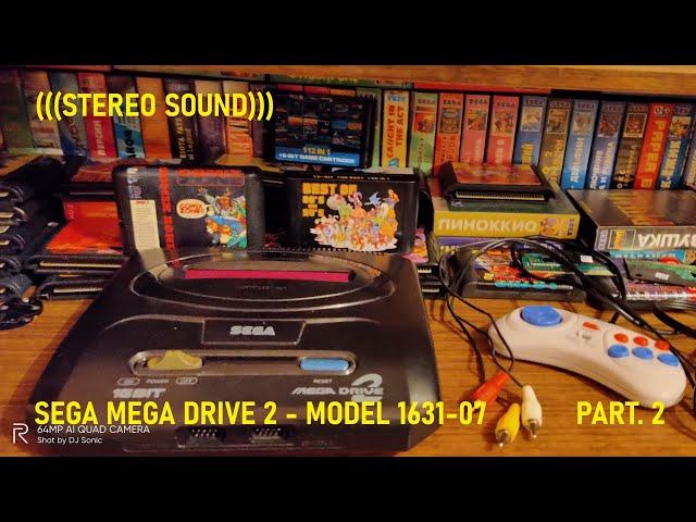 Sega Mega Drive 2 - MK 1631-07 - STEREO SOUND WORK - (Clone) - Video Game Console