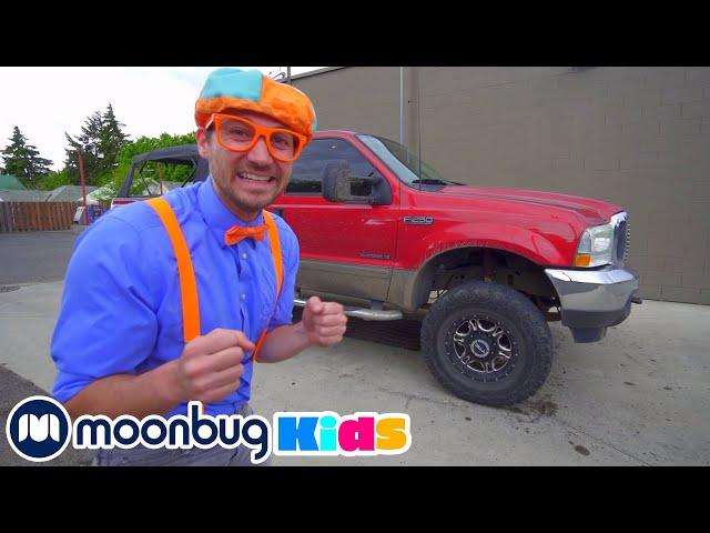 Блиппи моет машины | Moonbug Kids на Русском | Мультики на Русском