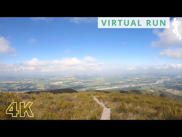 Long Virtual Run Hike | Virtual Running Videos For Treadmill | New Zealand Little Mount Peel