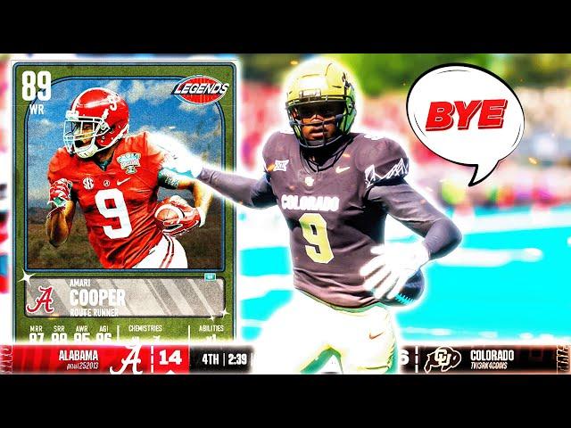 AMARI COOPER IN COLLEGE FOOTBALL 25 ULTIMATE TEAM