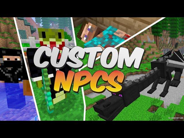 ПОЛНЫЙ ГАЙД ПО ОСНОВНЫМ ФУНКЦИЯМ МОДА CUSTOM NPC. ПОДРОБНЫЙ РАЗБОР. MINECRAFT 1.12.2