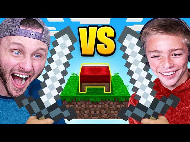 FATHER vs SON BED WARS (Minecraft)