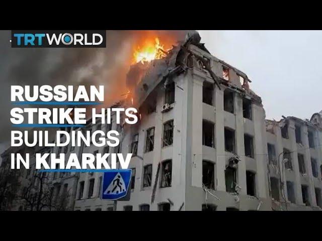 Karazin National University and Kharkiv police building hit by Russian missiles