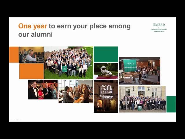 INSEAD MBA Programme overview