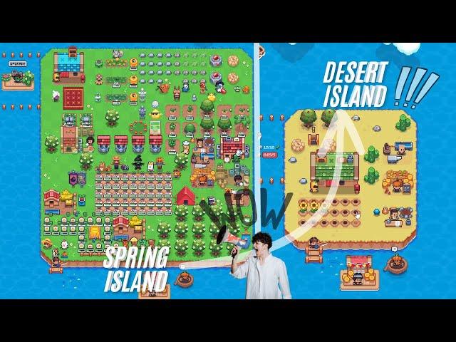 Sunflower Land : Upgrade from spring island to desert island (journey) part 1