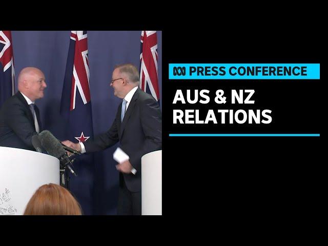 IN FULL: Anthony Albanese meets New Zealand Prime Minister Christopher Luxon | ABC News