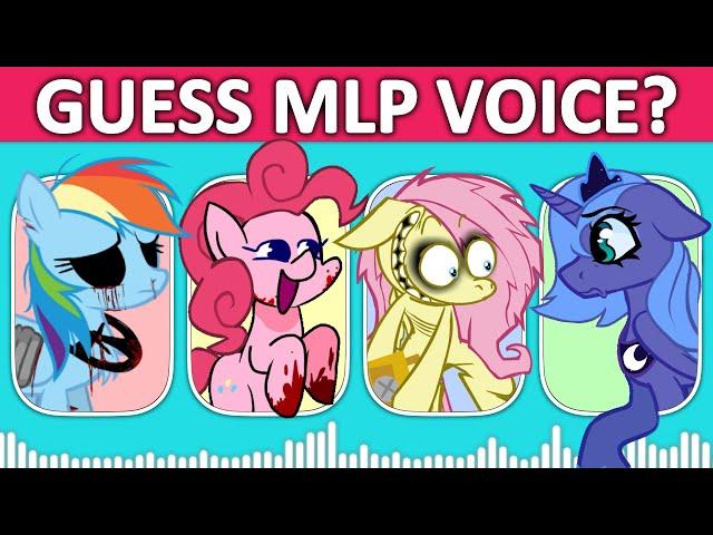 FNF Guess My Little Pony Character by Their Voice | Pinkie Pie, Apple Jack, Princess Luna, Rarity