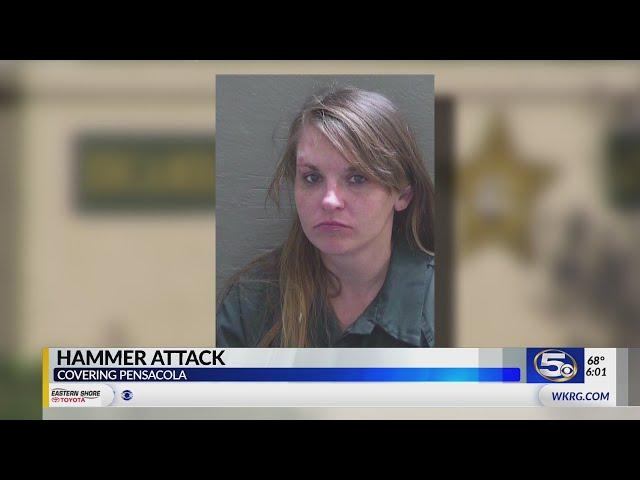 Pensacola woman charged with bloody Christmas Day attack with hammer