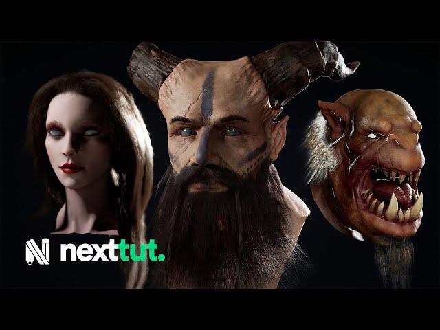 Hair Creation for Game Characters | Course Promo