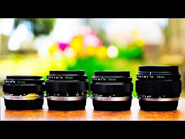 Olympus 50mm Lenses From f3.5 To f1.2 - COMPLETE LINE-UP!