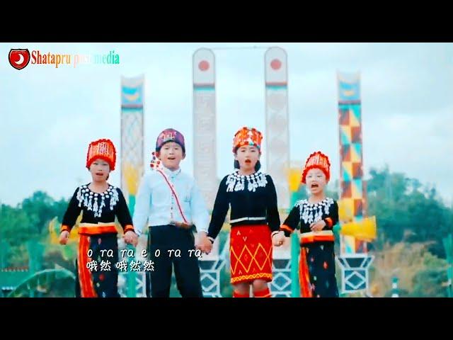 Jinghpo Wunpong Amyu sha ni, Myit hkrum manau nau nga ga. ( Kachin, Jinghpo, Singpho - Manau Song)