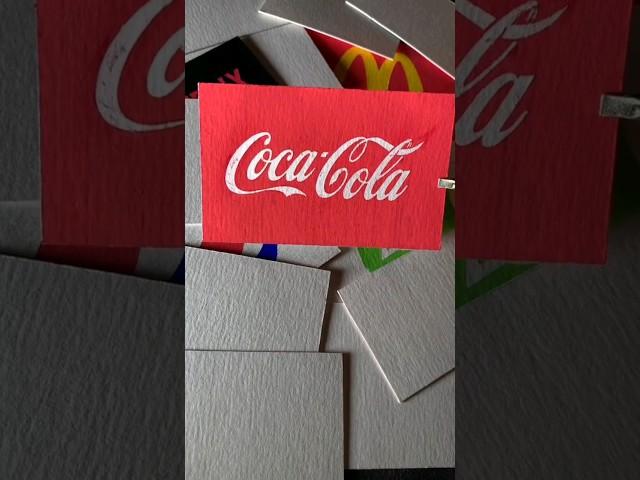 How to draw Coca Cola logo?  #shorts #viral