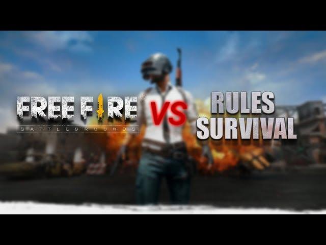 Стрим Free Fire и Rules of Survival. Что лучше?