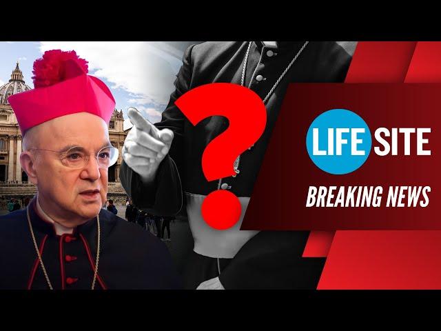 BREAKING | Archbishop Viganò reveals name of Cardinal he says is a Kingpin in Vatican Corruption