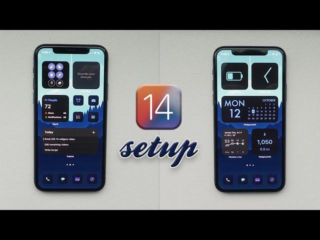 iOS 14 Homescreen Setup for Productivity | My Favorite Widgets & Apps!