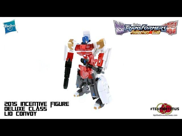 Video Review of the 2015 Transformers Collectors Club Deluxe Class Lio Convoy