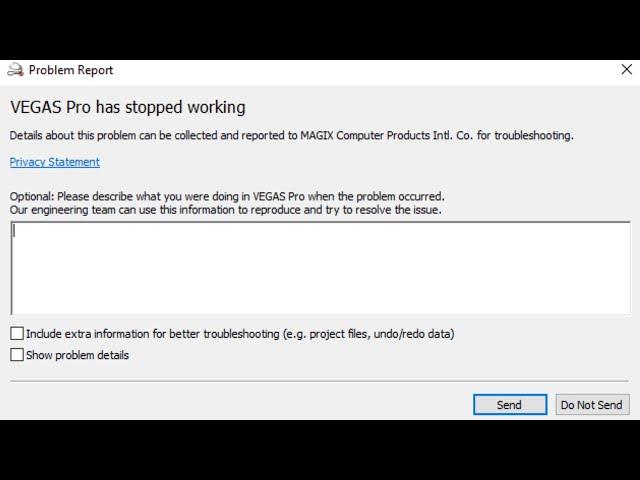 How To Fix Sony Vegas Pro Has Stopped Working on Windows 10