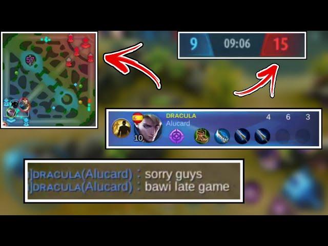 MY HARDEST RANK GAME! | ALUCARD GAMEPLAY -DRACULA | MLBB