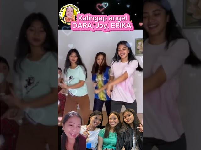 DARA, JOY, ERIKA Galing pala nila  vibes ang tatlong kalingap angel  @KalingapRabOfficial  #shorts