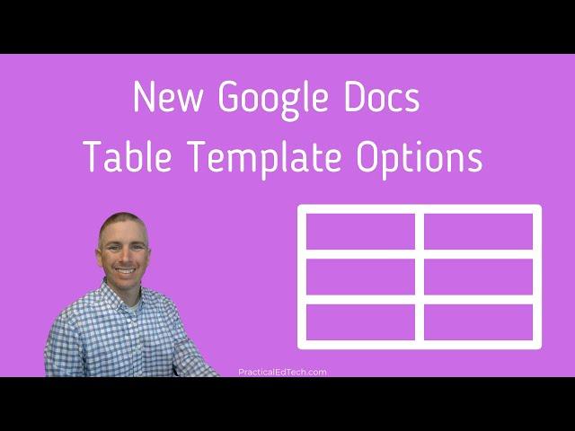 A New Google Docs Template Option