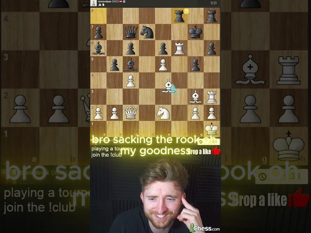 Bishop F3 = Resign!! #brilliantmove #fyp #chess #checkmatepuzzles #chesspuzzle #gaming