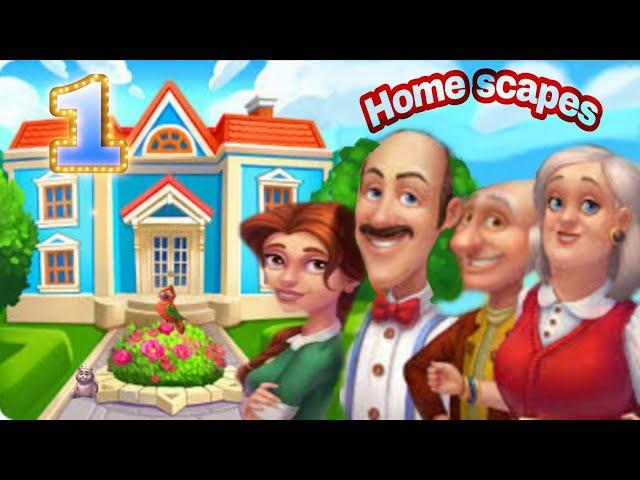 Homescapes gameplay walkthrough part 1 (Android,ios)