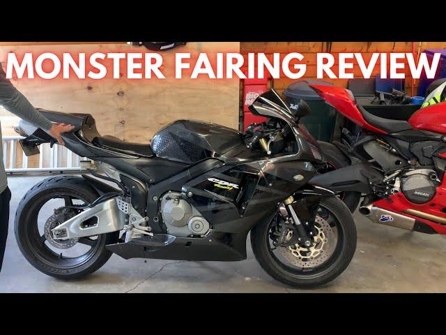 AFTERMARKET FAIRINGS LONG TERM REVIEW! (600rr Monster Fairings)