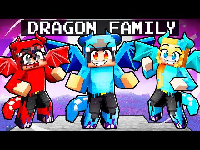 Having a DRAGON FAMILY in Minecraft!