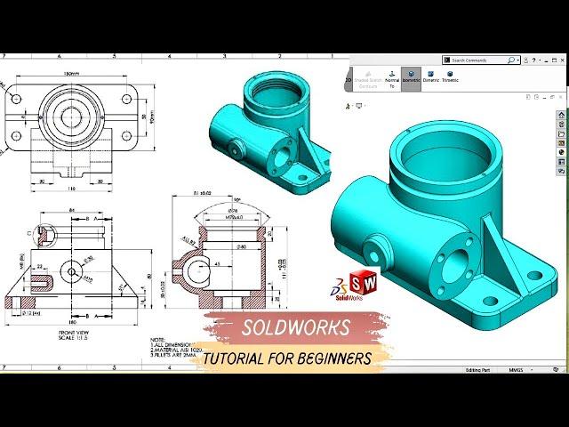 Solidworks Tutorial for beginners exercise